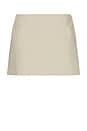 view 6 of 7 Naiara Mini Skirt in Khaki Green