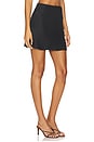 view 2 of 7 x Coco Gia Silk Mini Skirt in Black