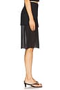 view 2 of 7 x Coco Ettore Apron Midi Skirt in Black