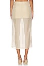 view 4 of 7 Osk Midi Skirt in Champagne