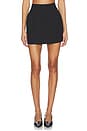 view 1 of 7 x Jasmine Tookes Irene Classic Suiting Sculpted Mini Skirt in Black