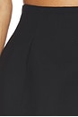 view 6 of 7 x Jasmine Tookes Irene Classic Suiting Sculpted Mini Skirt in Black