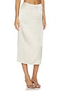 view 2 of 7 FALDA MIDI KORY in Silver Taupe