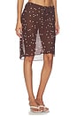 view 2 of 7 FALDA MALENE in Chocolate Dot