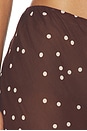 view 6 of 7 FALDA MALENE in Chocolate Dot