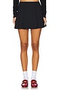 view 1 of 6 The Pleated Mini Skirt in Black