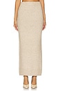 view 1 of 6 Amaya Knit Maxi Skirt in Stone