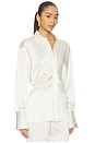 view 2 of 5 Sigrun Slouch Waist Blouse in Ivory