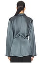 view 3 of 5 Sigrun Slouch Waist Robe Top in Granite