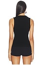 view 3 of 5 x Jasmine Tookes Susen Rib Knit V-neck Top in Black
