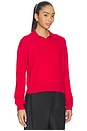view 2 of 5 Whinifred Knit Polo in Red