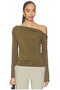 view 1 of 6 Jayne Off Shoulder Top in Capers