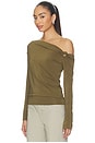 view 3 of 6 Jayne Off Shoulder Top in Capers
