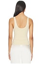 view 3 of 6 Marlisse Structured Knit Tank in Cream