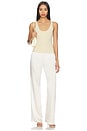view 4 of 6 Marlisse Structured Knit Tank in Cream