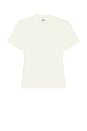 view 5 of 6 Bonnie High Neck Baby Tee in White