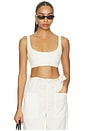 view 1 of 5 Syra Bra Top in Off White
