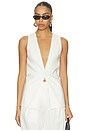 view 1 of 5 Iyla Vest Top in White