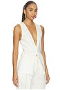 view 2 of 5 Iyla Vest Top in White