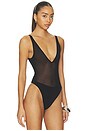 view 3 of 6 Kiaralee Knit Bodysuit in Black