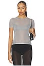 view 1 of 5 Wrenley Knit Tee in Grey