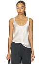 view 1 of 5 Nico Silk Tank in Blush