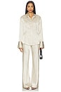 view 4 of 5 Freda Slim Shirt in Silver Taupe