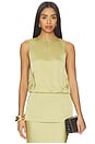view 2 of 6 Reidun Top in Pale Olive Green