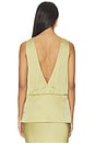 view 4 of 6 Reidun Top in Pale Olive Green