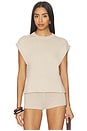 view 1 of 4 Cassian Knit Tee in Oatmeal