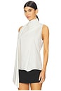 view 3 of 5 Noam Poplin Top in Chalk