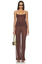 view 4 of 5 Malene Cami in Chocolate Brown