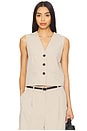 view 1 of 4 Carsyn Vest Top in Beige
