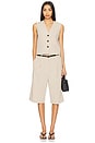 view 4 of 4 Carsyn Vest Top in Beige