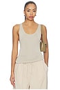 view 1 of 5 Auden Knit Tank in Light Taupe