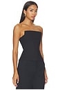 view 2 of 5 Kai Compact Suiting Top in Black
