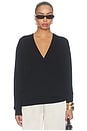view 1 of 5 Geri V Neck Top in Black