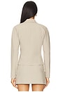 view 3 of 4 Liah Blazer Top in Khaki in Khaki Green