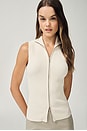 view 5 of 8 Carolyn Knit Vest in Ivory