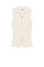 view 7 of 8 Carolyn Knit Vest in Ivory