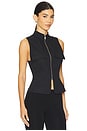 view 2 of 4 Aven Vest Top in Black
