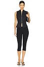 view 4 of 4 Aven Vest Top in Black