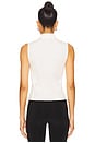 view 3 of 4 Aven Vest Top in White