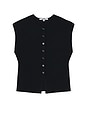 view 5 of 6 Janith Sleeveless Cardigan in Black