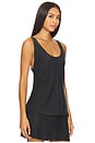 view 2 of 5 x Coco Nico Silk Tank in Black