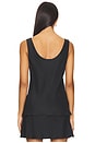 view 3 of 5 x Coco Nico Silk Tank in Black