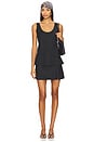 view 4 of 5 x Coco Nico Silk Tank in Black