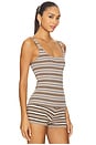 view 2 of 5 Cydnee Striped Knit Tank in Taupe Multi