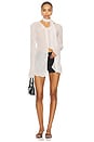 view 5 of 6 Via Blouse in Ivory