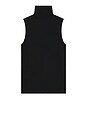 view 7 of 8 Alaska Sleeveless Knit Mockneck in Black